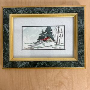 Denny Rose Colorado Cabin -‎ Watercolor Artwork